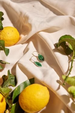 Aros  hojas limonero