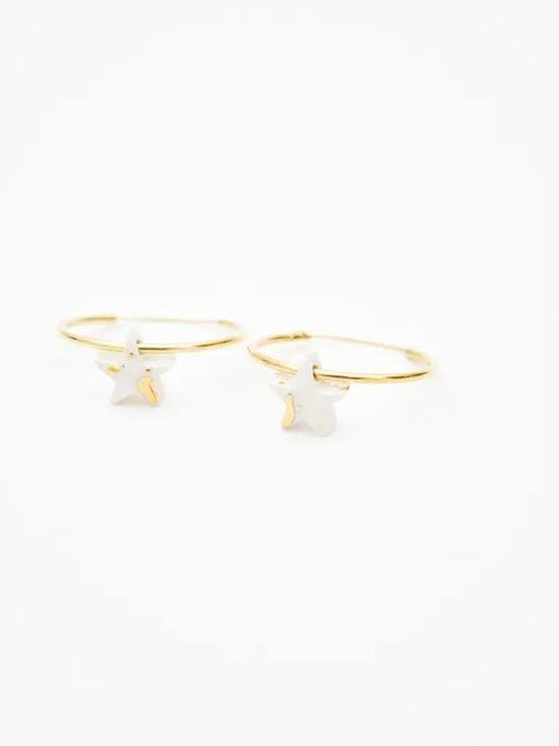 Pendientes aros estrellas cielo
