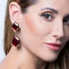 Pendientes Princesa Rojo