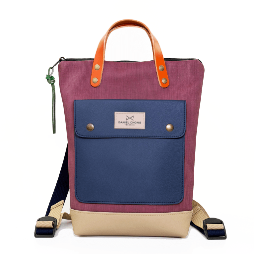 Mochila Solapa Mini  vino