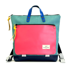 Mochila  cuadrada colors rosa