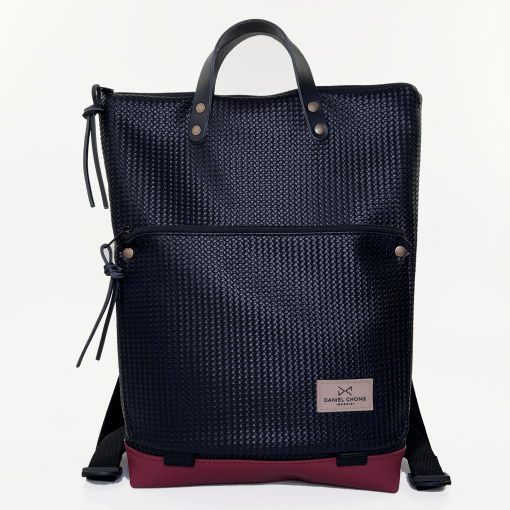 Mochila rectangular ratán black