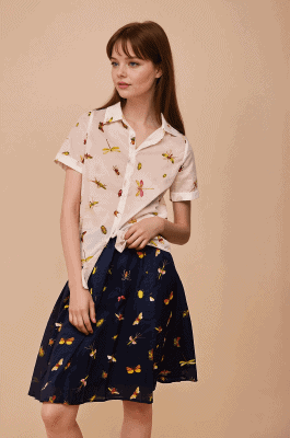 Camisa insectos