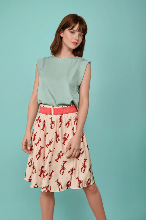 Blusa verde menta sin mangas - Imagen 5