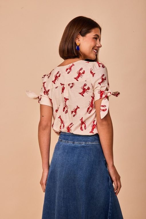 Blusa langostas estampadas - Imagen 2
