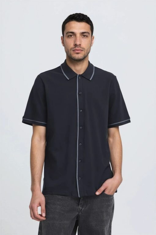 Camisa polo marino hombre