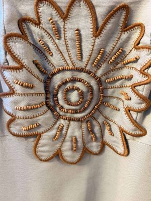 Alternative view of Vestido tirantes bordado flor