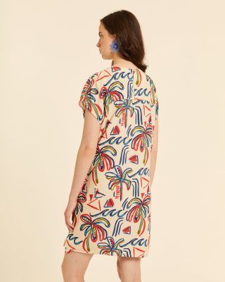 Alternative view of Vestido corto oasis lazada lateral