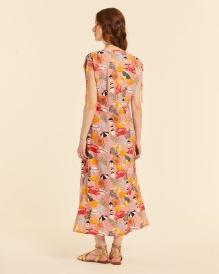 Alternative view of Vestido largo estampado marinero