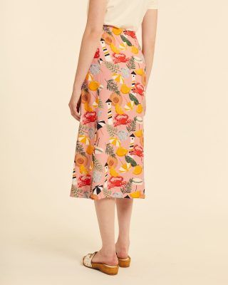 Alternative view of Falda midi estampado marinero