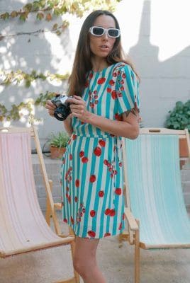 Vestido corto gazpacho