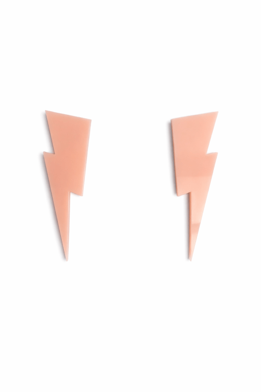 Pendientes rayos rosas