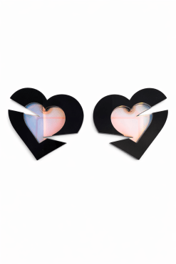 Pendientes corazones grandes