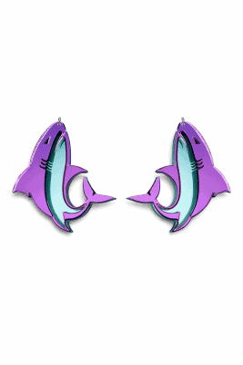 Pendientes tiburones