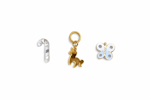 Pendientes mini metacrilato charm central