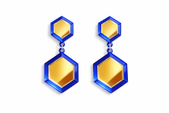 Pendientes Princesa Azul Cobalto