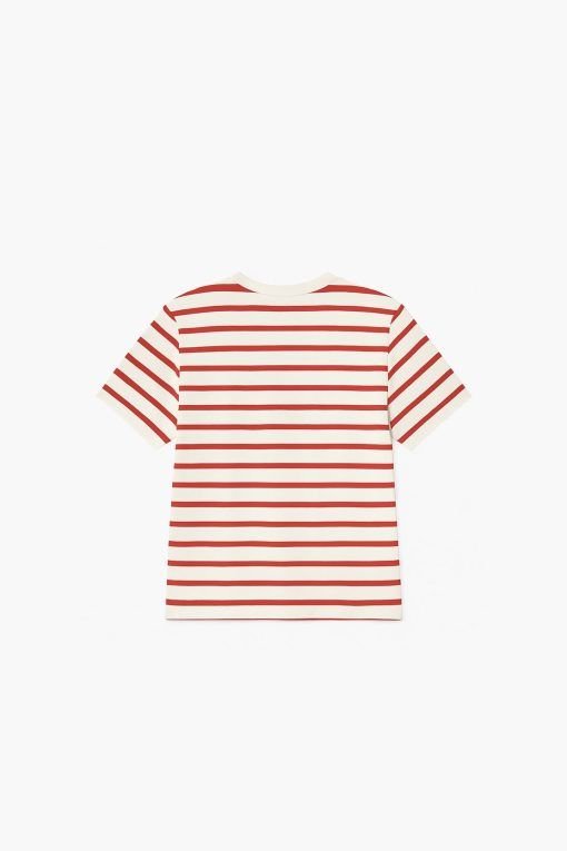 Camiseta rayas rojas coffe culture - Imagen 2