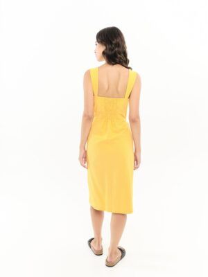 Alternative view of Vestido Vera Amarillo