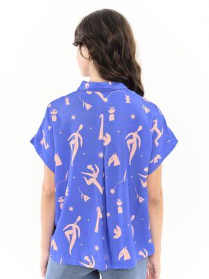 Alternative view of Camisa Jania Azul