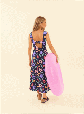 Vestido Loto flores
