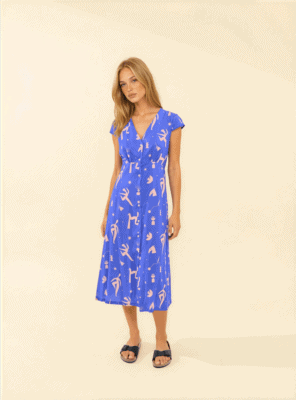 Vestido Aurora Azul