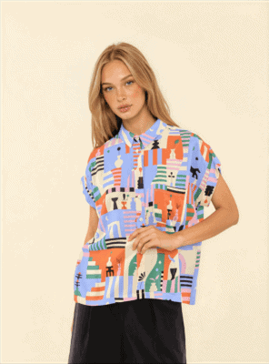 Camisa Sonia naranja