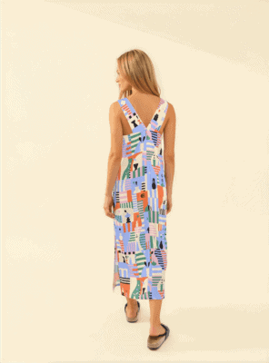 Vestido Lindes naranja