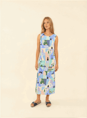 Alternative view of Vestido Lindes Rosa