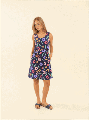Vestido Mar Flores