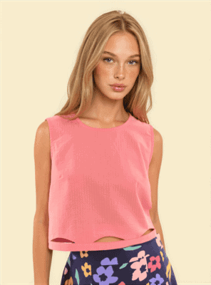 Top Samil fucsia