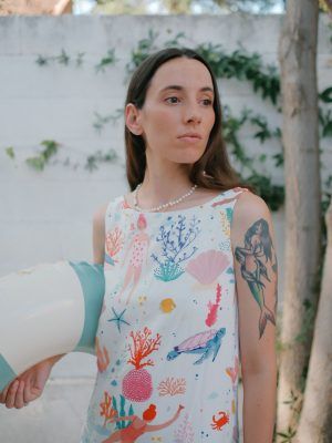 Alternative view of Vestido largo Nadadoras