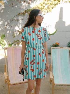 Alternative view of Vestido corto gazpacho
