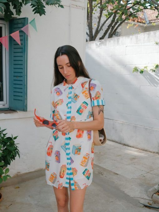 Vestido corto Bricks - Imagen 4