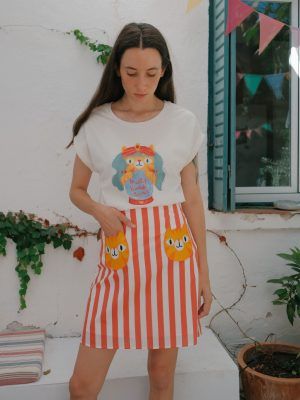 Camiseta Gato pitonisa