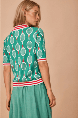 Alternative view of Polo de punto raquetas