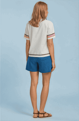 Alternative view of Camisa manga corta bordado tigre