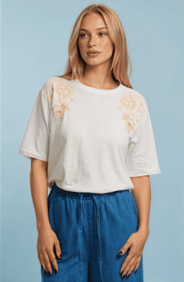 Camiseta bordados amanecer