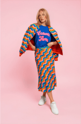 Alternative view of Bomber Reversible zigzag
