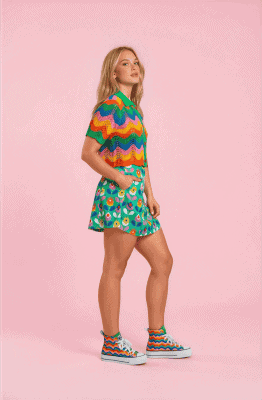 Alternative view of Falda corta primavera