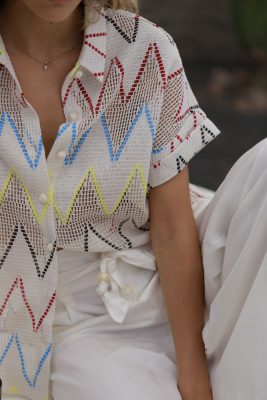 Camisa Calice crochet