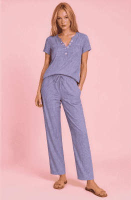 Alternative view of Camisa pico cuadro vichy