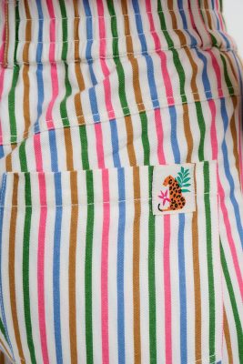 Alternative view of Pantalón rayas multicolor