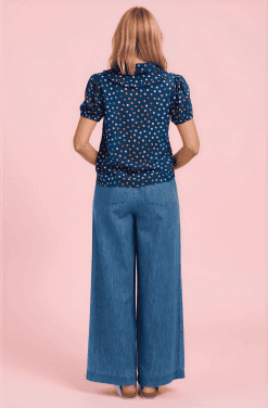 Alternative view of Camisa manga corta lunares colores