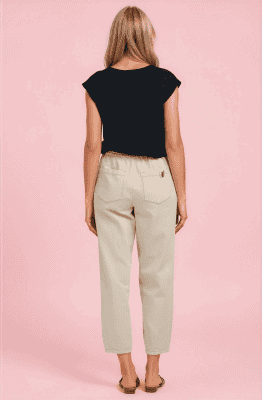 Alternative view of Pantalón calista crema