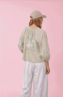 Alternative view of Camisa Daniel roses