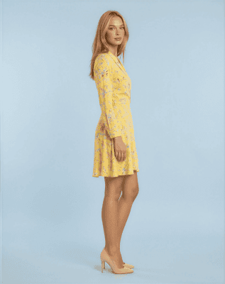 Alternative view of Vestido mimosa amarillo
