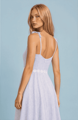 Alternative view of Vestido iris azul