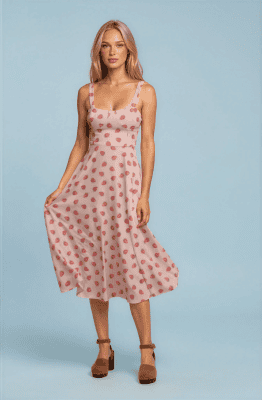 Alternative view of Vestido Nelly fresa rosa
