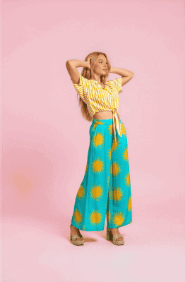 Pantalón fluido soles