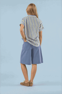 Alternative view of Bermuda denim limones